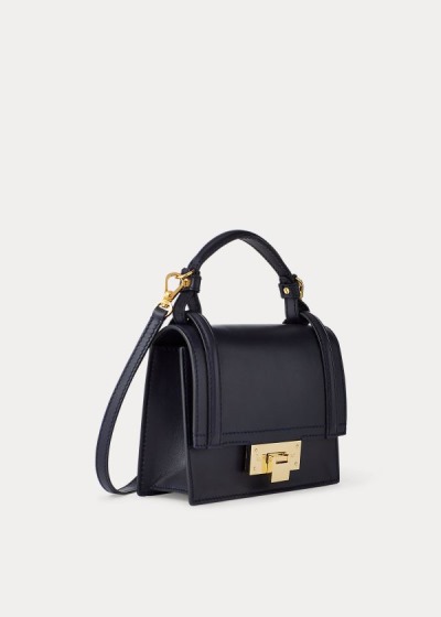 Women's Ralph Lauren Calfskin Mini Hinge-Lock Bag | 257961JIQ